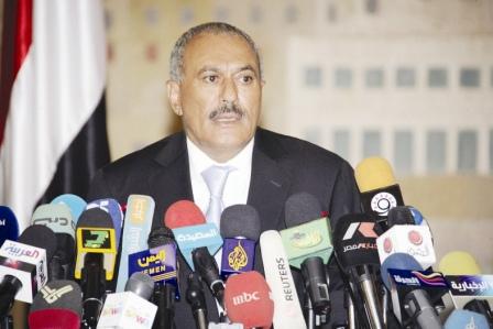 رئيس الجمهورية في المؤتمر الصحفي أمس